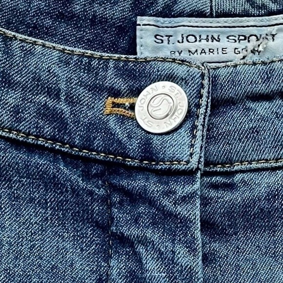 Vintage St. John Sport Jeans Medium Wash Straight Leg High Rise Women’s Size 2 - Picture 9 of 16